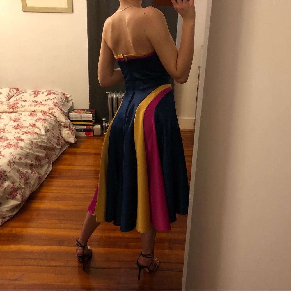 Betsey Johnson tricolor dress